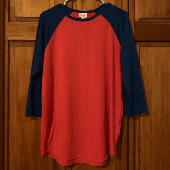LuLaRoe Tops - Pink, Blue, Half Sleeve Top, Lu La Roe
